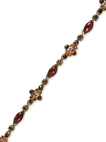 Sorrelli Maple Syrup Swarovski Crystal Bracelet