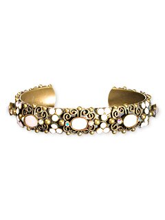 Sorrelli Pretty In Pink Swarovski Crystal Cuff