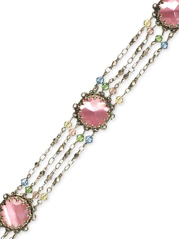 Sorrelli Soft Pastel Swarovski Crystal Bracelet
