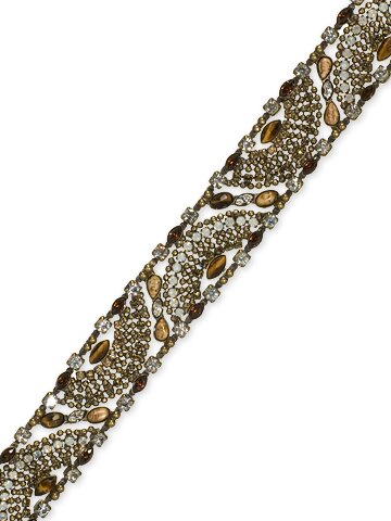 Sorrelli Toasted Almond Swarovski Crystal Bracelet