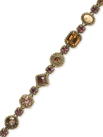 SORRELLI PLUM DELIGHT SWAROVSKI CRYSTAL BRACELET