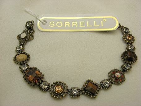 Sorrelli Toasted Almond Swarovski Crystal Bracelet