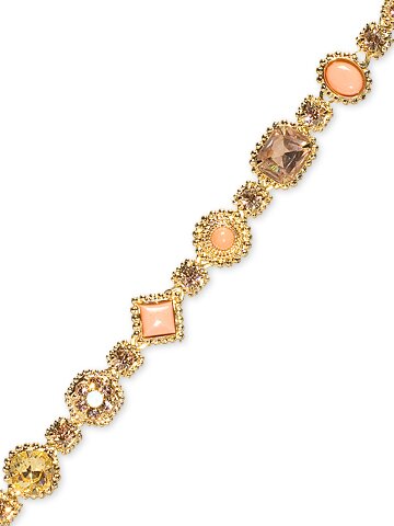 Sorrelli Peachy Keen Swarovski Crystal Bracelet