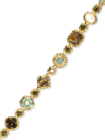 Sorrelli Green Tea Swarovski Crystal Bracelet