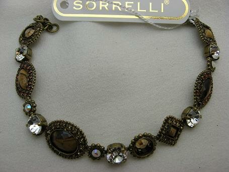 Sorrelli Toasted Almond Swarovski Crystal Bracelet