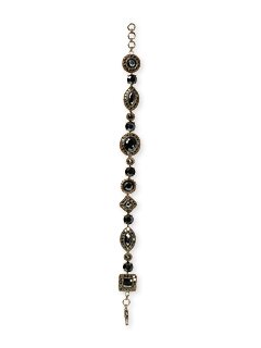 Sorrelli Black Ice Swarovski Crystal Bracelet