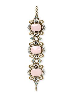 Sorrelli Pretty In Pink Swarovski Crystal Bracelet