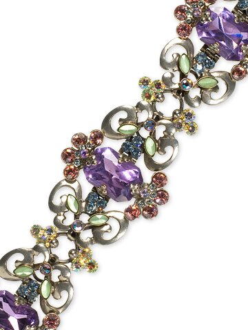 Sorrelli Soft Pastel Swarovski Crystal Bracelet