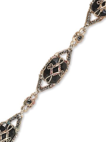 Sorrelli Black Ice Swarovski Crystal Bracelet