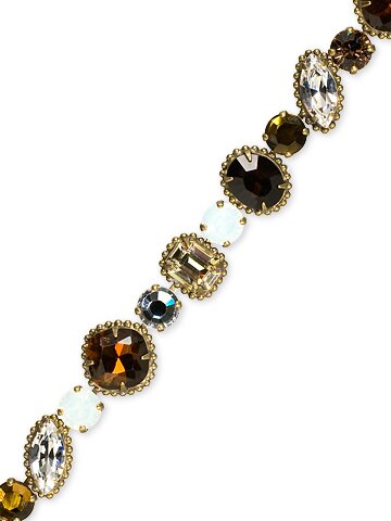 Sorrelli Toasted Almond Swarovski Crystal Bracelet