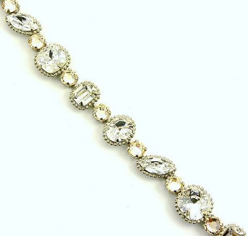 SORRELLI SNOW BUNNY SWAROVSKI CRYSTAL BRACELET
