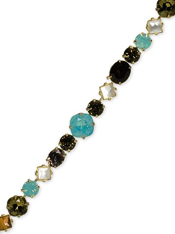 Sorrelli Green Tea Swarovski Crystal Bracelet