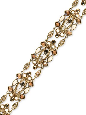 Sorrelli Toasted Almond Swarovski Crystal Bracelet