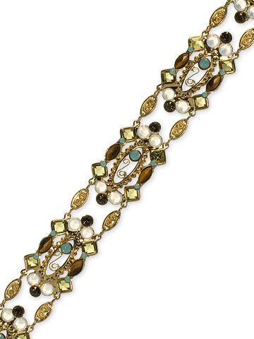 Sorrelli Green Tea Swarovski Crystal Bracelet