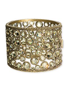 Sorrelli Lemon Drop Swarovski Crystal Cuff
