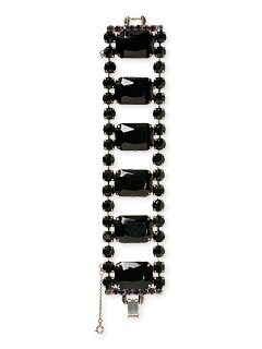 Sorrelli Black Magic Swarovski Crystal Bracelet