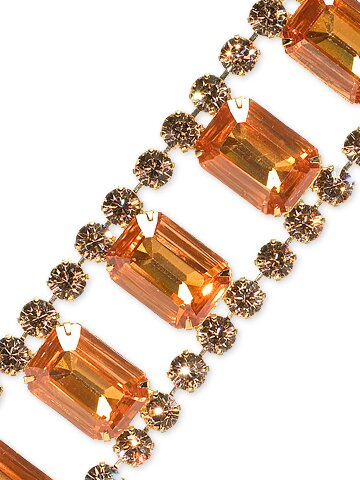 Sorrelli Peachy Keen Swarovski Crystal Bracelet