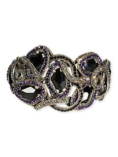 Sorrelli Black Magic Swarovski Crystal Cuff