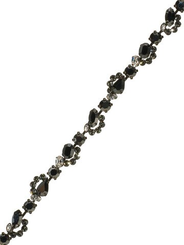 SORRELLI MIDNIGHT MOON SWAROVSKI CRYSTAL BRACELET