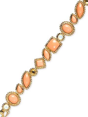 Sorrelli Peachy Keen Swarovski Crystal Bracelet