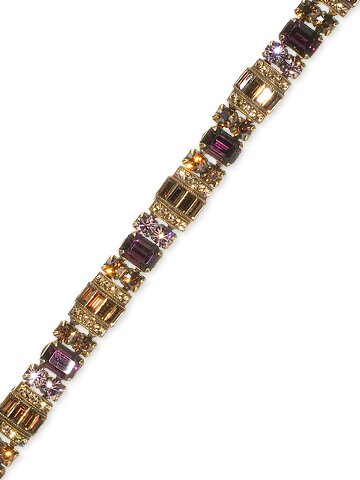 SORRELLI PLUM DELIGHT SWAROVSKI CRYSTAL BRACELET