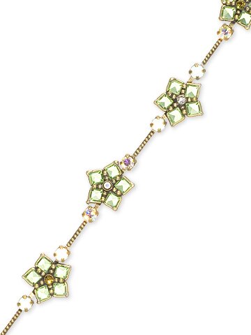 Sorrelli Green Apple Swarovski Crystal Bracelet