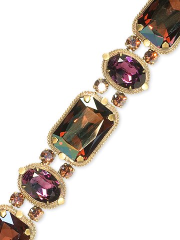 SORRELLI PLUM DELIGHT SWAROVSKI CRYSTAL BRACELET