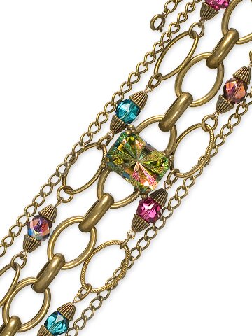 SORRELLI SUPER MULTI SWAROVSKI CRYSTAL BRACELET