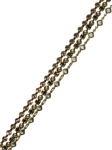 Sorrelli City Neutral Swarovski Crystal Bracelet