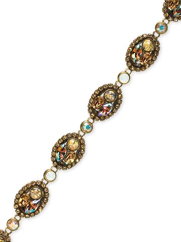 Sorrelli Amaretto Swarovski Crystal Bracelet