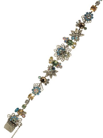 Sorrelli Egg Shell Swarovski Crystal Bracelet
