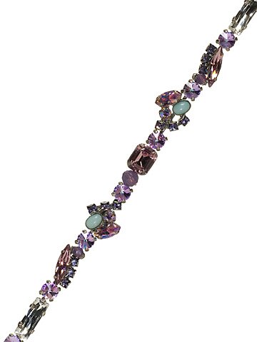 Sorrelli Violet Eyes Swarovski Crystal Bracelet