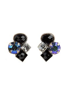 Sorrelli Midnight Moon Swarovski Crystal Earrings