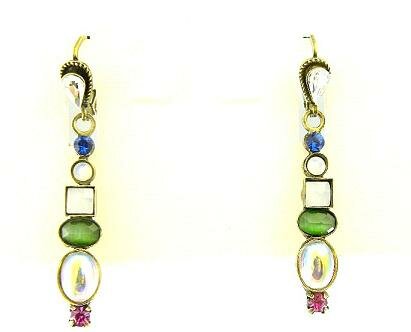 Sorrelli Aurora Borealis Swarovski Crystal Earrings