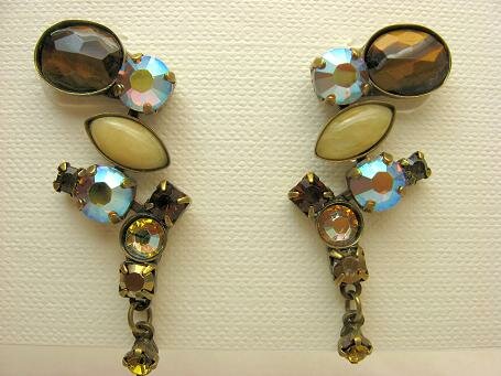 Sorrelli Butterscotch Swarovski Crystal Earrings