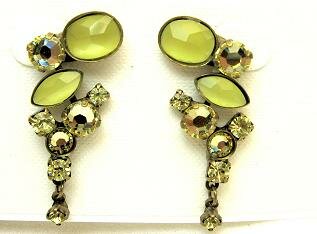 Sorrelli Lemon Drop Swarovski Crystal Earrings