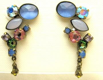 Sorrelli Waterfall Swarovski Crystal Earrings