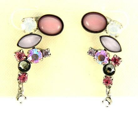 Sorrelli Misty Pink Swarovski Crystal Earrings
