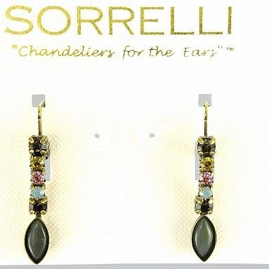 Sorrelli Seafoam Pink Swarovski Crystal Earrings