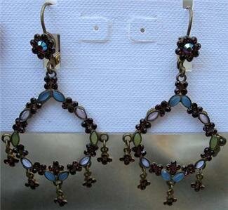 Sorrelli Burgundy Delight Swarovski Crystal Earrings