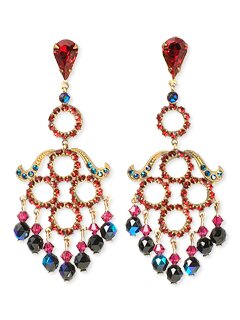 Sorrelli Red Delicious Swarovski Crystal Earrings
