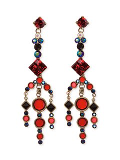 Sorrelli Red Delicious Swarovski Crystal Earrings