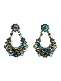Sorrelli Desert Blue Swarovski Crystal Earrings
