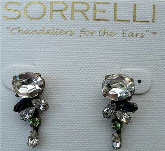 Sorrelli Looking Glass Swarovski Crystal Earrings