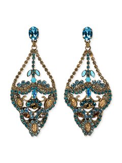 Sorrelli Desert Blue Swarovski Crystal Earrings