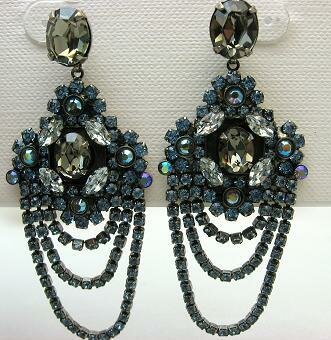 Sorrelli Ice Cube Swarovski Crystal Earrings