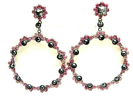 Sorrelli Apple Blossom Swarovski Crystal Earrings