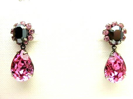 Sorrelli Apple Blossom Swarovski Crystal Earrings