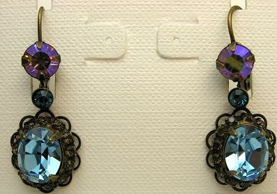 Sorrelli Desert Blue Swarovski Crystal Earrings
