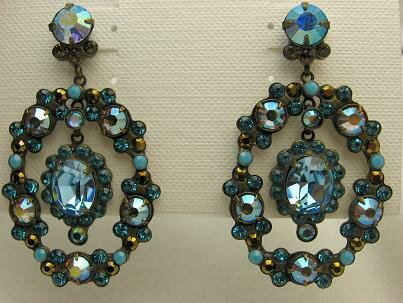 Sorrelli Desert Blue Swarovski Crystal Earrings